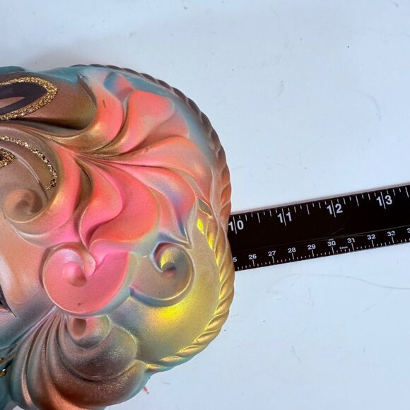 Italian Venetian Wall Art Mask Hanging VTG Decorative Artistic Ceramic Decor - Picture 9 of 16